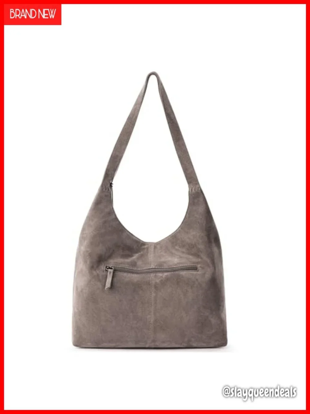 Leather Hobo Bag - Large Double Strap Shoulder Purse